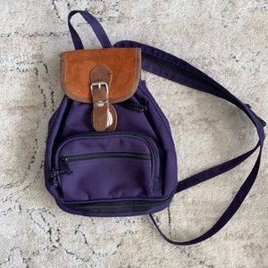 Vintage Purple Backpack